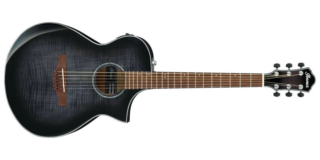 Ibanez AEWC400TKS Acoustic/Electric Guitar - Transparent Black Sunburst High Gloss