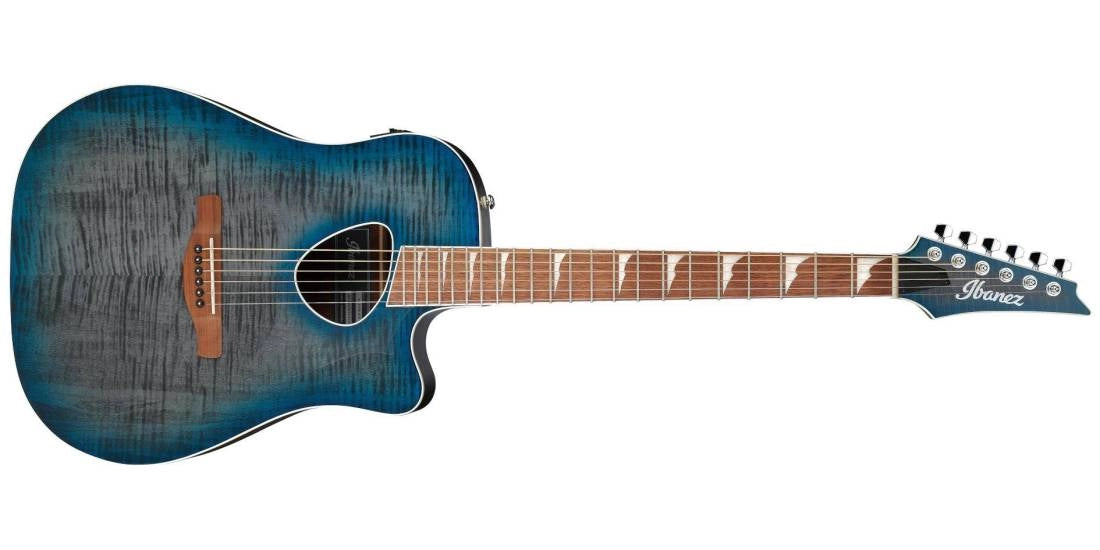 Ibanez ALT30FMBDB Altstar Acoustic/Electric Guitar - Blue Doom Burst High Gloss