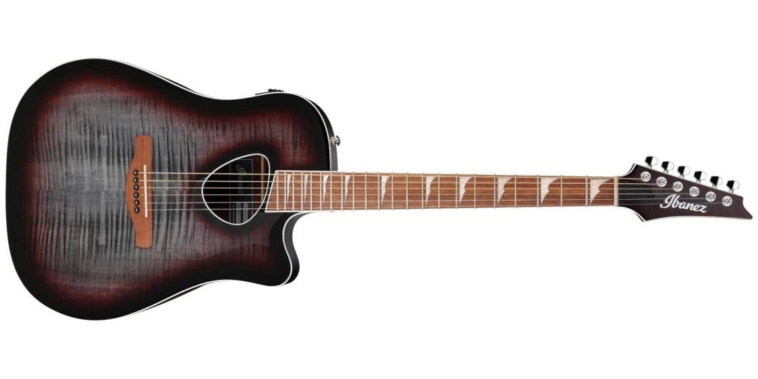 Ibanez ALT30FMRDB Altstar Acoustic/Electric Guitar - Red Doom Burst High Gloss