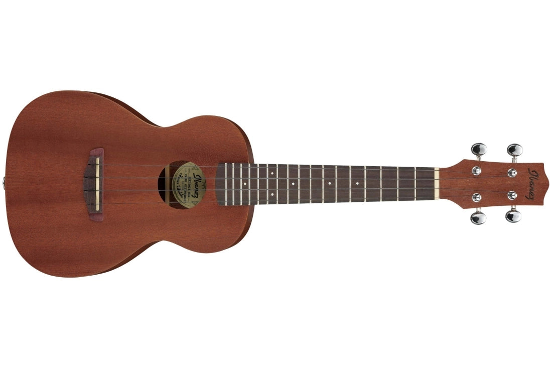 Ibanez UKC100OPN Concert Body Ukulele with Gigbag - Open Pore Natural