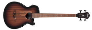 Ibanez AEGB24EMHS Acoustic/Electric Bass Guitar - Mahogany Sunburst Gloss