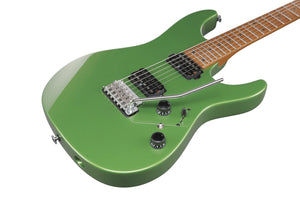 Ibanez AZ Prestige 6-String Electric Guitar with Hardshell Case - Apple Green Metallic AZ2402AGM