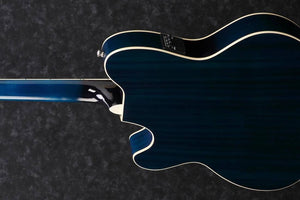 Ibanez TCY10ETBS Talman Double Cutaway Acoustic/Electric Guitar - Transparent Blue Sunburst High Gloss