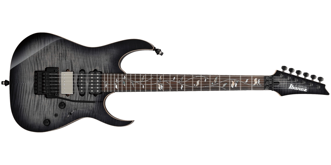 Ibanez RG8870BRE RG J Custom Axe Design Lab Electric Guitar - Black Rutile