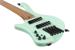 Ibanez EHB Ergonomic 5-String Headless Bass w/Bag Multi scale - Sea Foam Green Matte