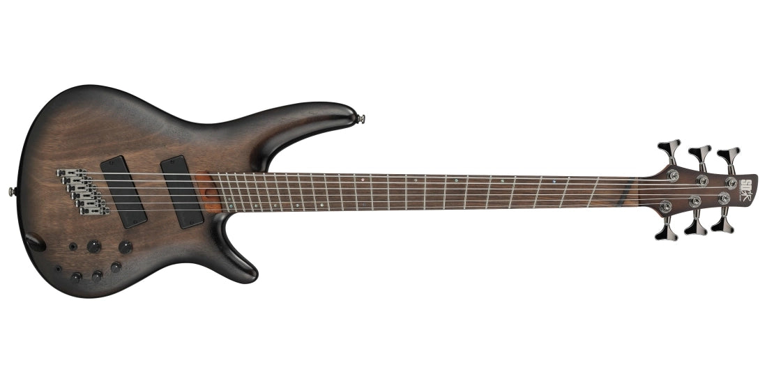 Ibanez SRC6MSBLL SR Bass Workshop 6-String Electric Bass - Black Stained Burst Low Gloss