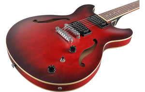 Ibanez AS53SRF Artcore Hollowbody Electric Guitar - Sunburst Red Flat