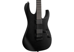 Ibanez RGRTB621BKF RG Iron Label Electric Guitar - Black Flat