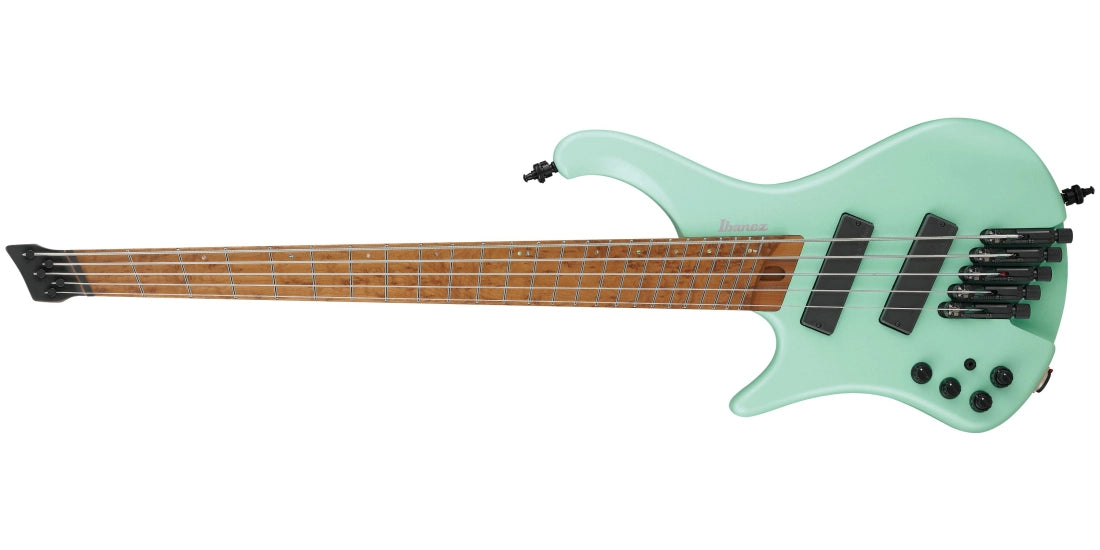Ibanez EHB Ergonomic 5-String Headless Bass w/Bag Multi scale - Sea Foam Green Matte