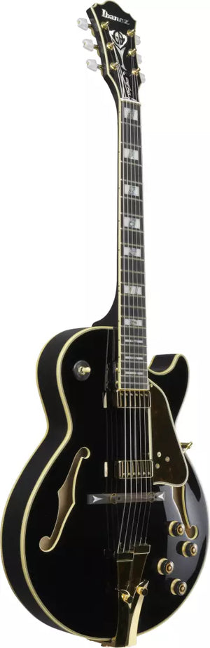 Ibanez George Benson Signature 6-String Electric Guitar with Hardshell Case in Black GB10BK