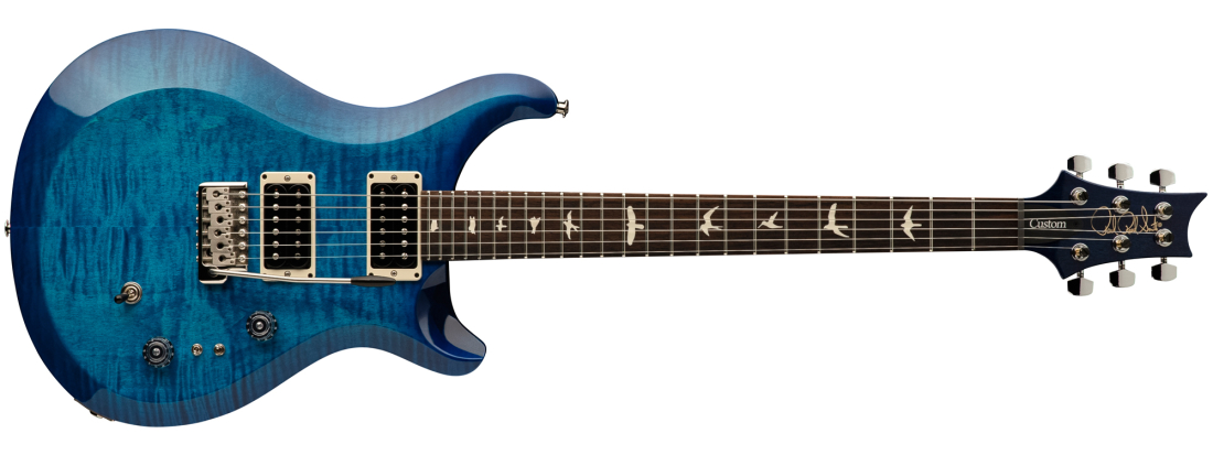 PRS Guitars S2 Custom 24 Electric Guitar with Gigbag in Lake Blue 110061::LB:VS5
