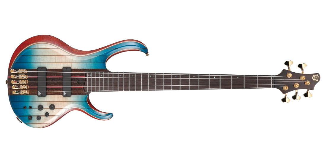 Ibanez  BTB Premium 5-String Electric Bass w/Bag - Caribbean Islet Low Gloss