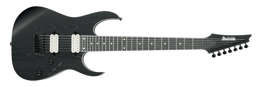 Ibanez RGR752AHBFWK RG Prestige 7-String Electric Guitar with Hardshell Case - Weathered Black