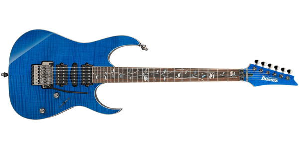 Ibanez RG8570RBS RG J Custom Electric Guitar with Case - Royal Blue Sa -  The Guitar World