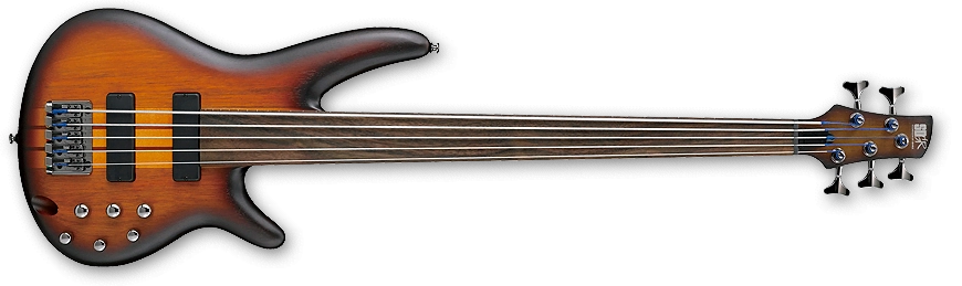 Ibanez SRF705BBF SR Fretless 5-String Bass With Piezo - Brown Burst