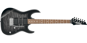Ibanez GRX70QATKS GIO Series Electric Guitar w/Tremolo - Transparent Black Sunburst