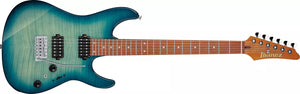 Ibanez AZ Standard 6-String Electric Guitar - Transparent Turquoise Burst AZ24S1FTXB