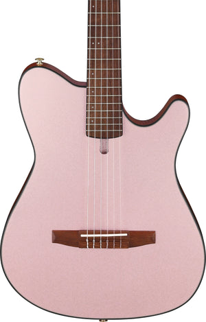 Ibanez FRH10NRGF FRH Acoustic/Electric Guitar - Rose Gold Metallic Flat FRH10NRGF