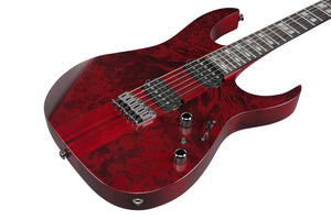 Ibanez RG Premium Electric Guitar with Gigbag - Stained Wine Red Low Gloss RGT1221PBSWL