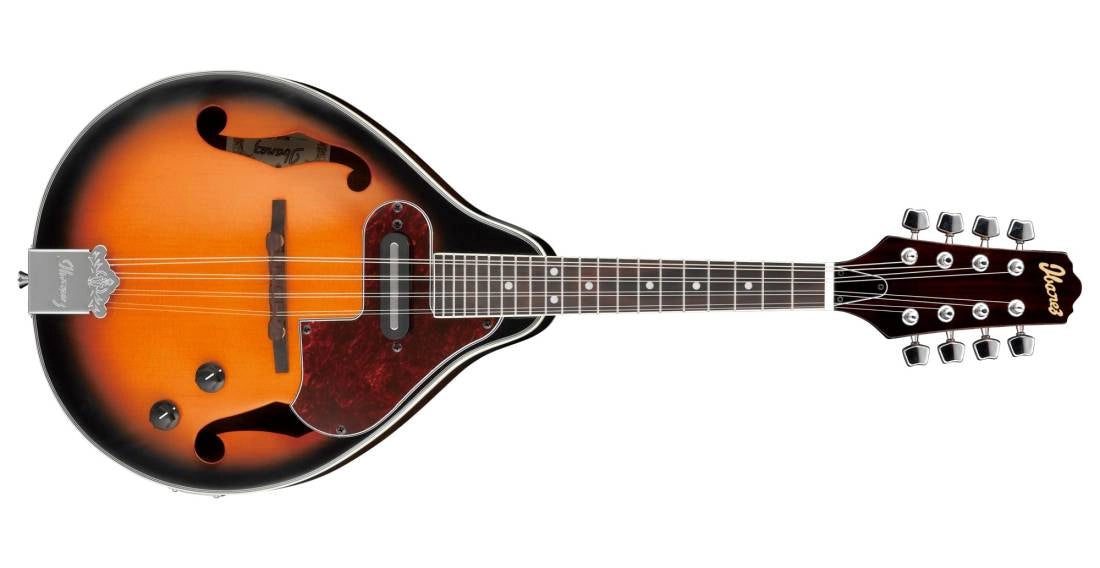 Ibanez M510EBS A-style Acoustic/Electric Mandolin - Brown Sunburst High Gloss