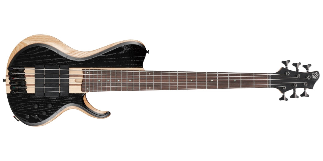 Ibanez BTB866SCWKL BTB Bass Workshop 6-String Electric Bass - Weathered Black Low Gloss