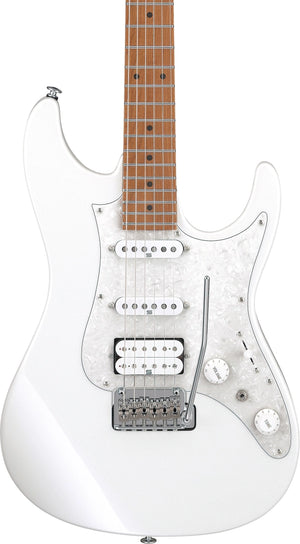 Ibanez AZ Prestige 6-String Electric Guitar with Hardshell Case in Pearl White AZ2204PW