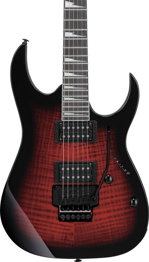 Ibanez GIO RG Electric Guitar - Transparent Red Burst GRG320FATRB