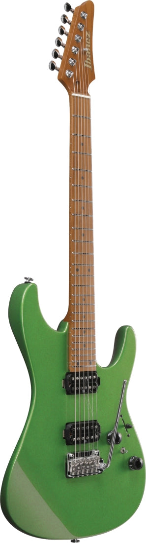 Ibanez AZ Prestige 6-String Electric Guitar with Hardshell Case - Apple Green Metallic AZ2402AGM