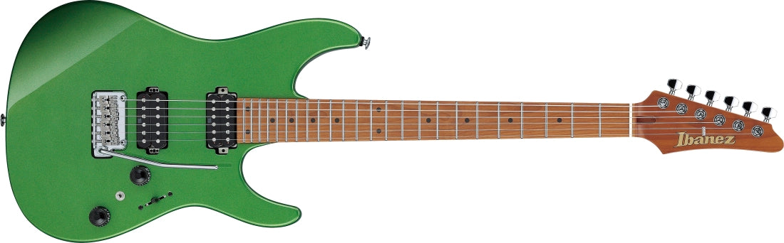 Ibanez AZ Prestige 6-String Electric Guitar with Hardshell Case - Apple Green Metallic AZ2402AGM