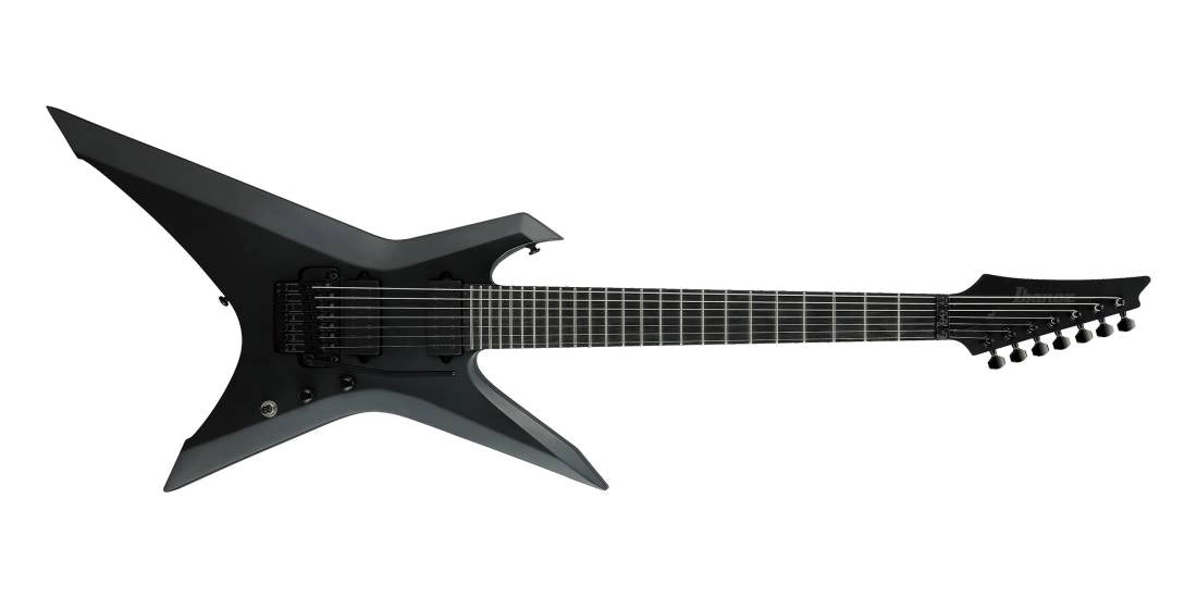 Ibanez XPTB720BKF Iron Label Xiphos 7-String Electric Guitar - Flat Black