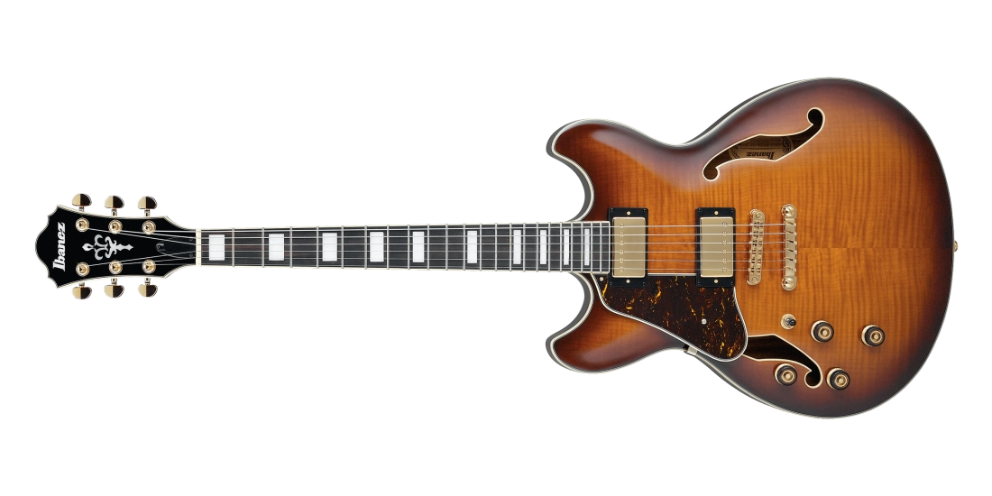 Ibanez AS93FMLVLS Artcore Expressionist Hollow-Body Electric - Violin Sunburst - Left-Handed