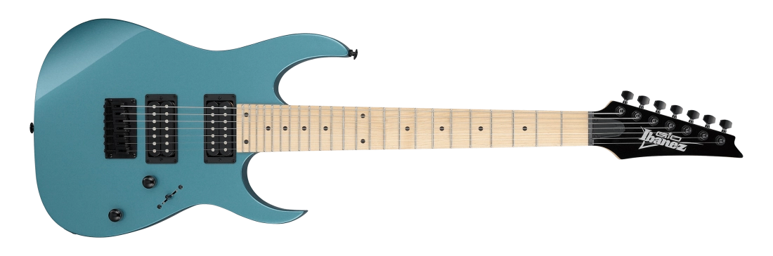 Ibanez GRG7221MMLB RG GIO 7-String Electric Guitar - Metallic Light Blue
