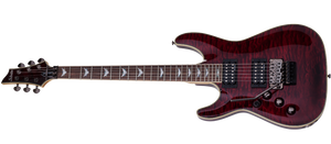 Schecter OMEN-EXT-6-FR-LH-BCH Black Cherry Guitar with FR and Schecter Diamond Plus 2010-SHC