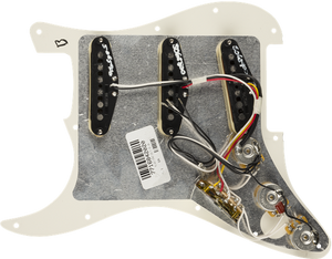 Fender Pre-Wired Strat Pickguard, Tex-Mex SSS, Parchment 11 Hole PG 0992343509