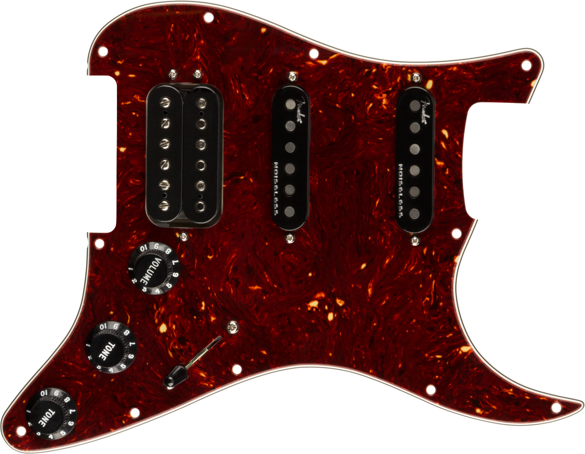 Fender Pre-Wired Strat Pickguard, Custom Shop Custom '69 SSS