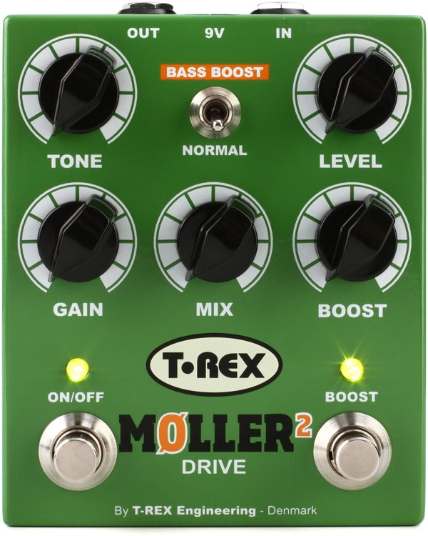 T-REX Moller 2 Classic Overdrive Pedal w/ Clean Boost 10034 - The Guitar World