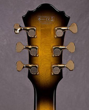 Ibanez LGB300-VYS George Benson Signature Hollow Body Guitar in Vintage Yellow Sunburst - The Guitar World