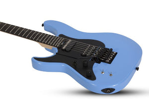 Schecter Sun Valley Super Shredder FR S Left-Handed Electric Guitar, Riviera Blue 1290-SHC