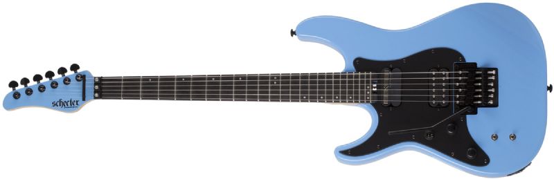 Schecter Sun Valley Super Shredder FR S Left-Handed Electric Guitar, Riviera Blue 1290-SHC