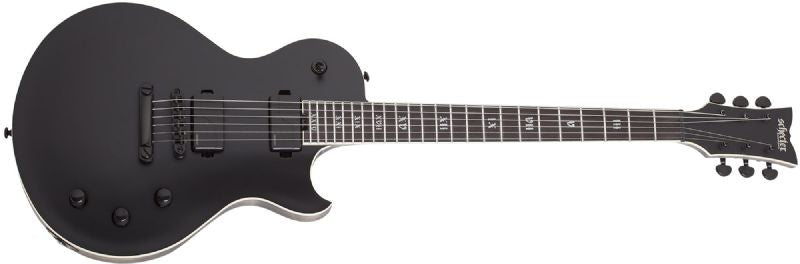 Schecter Solo-II SLS Elite Evil Twin Electric Guitar, Satin Black Item 1338-SHC