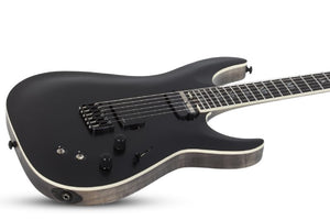 Schecter C-1 HT S SLS Elite Evil Twin Electric Guitar, Satin Black 1339-SHC