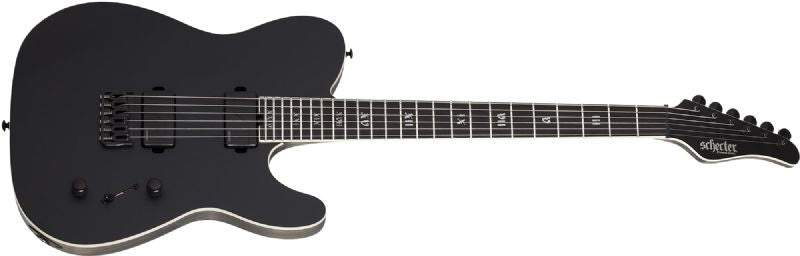 Schecter PT SLS Evil Twin Electric Guitar in Satin Black 1342-SHC - The Guitar World