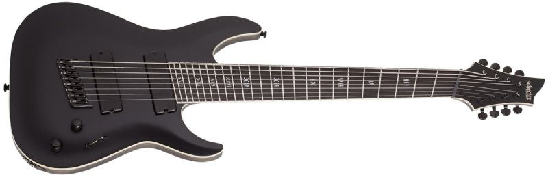Schecter C-8 MS SLS Elite Evil Twin Satin Black 1368-SHC