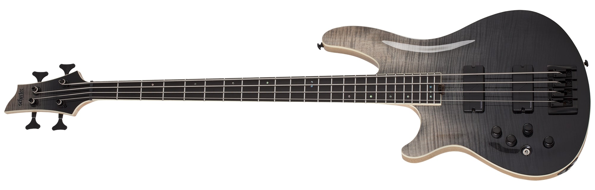 Schecter SLS Elite-4 Left handed Electric Bass Black Fade Burst 1398-SHC - The Guitar World