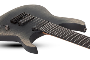 SCHECTER Banshee Mach-7 7-String Electric Guitar, Fallout Burst Finish 1412-SHC