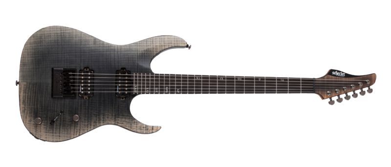 Schecter Banshee Mach-6 6-String Evertune Electric Guitar, Fallout Burst Finish 1414-SHC