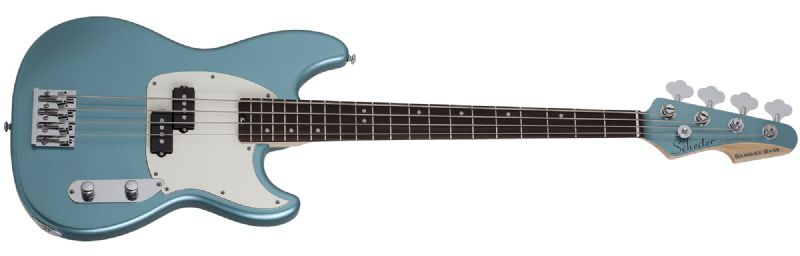 Schecter Banshee 4-String Electric Bass in Vintage Pelham Blue 1441-SHC - The Guitar World