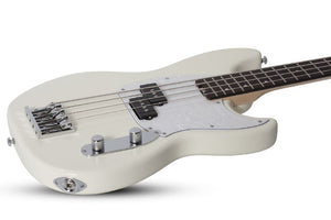 Schecter Banshee 4-String Electric Bass in Olympic White1442-SHC - The Guitar World