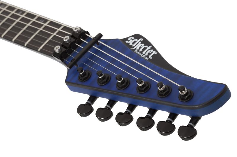 Schecter Banshee GT-FR 6-String Electric Guitar in Trans Blue1520-SHC - The Guitar World