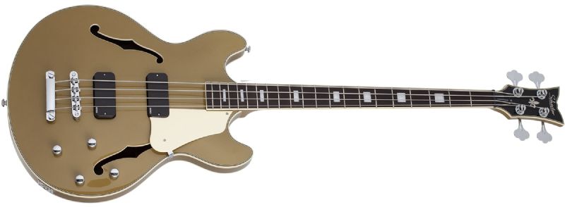 Schecter Corsair 4-String Electric Bass, Metallic Gold 1551-SHC